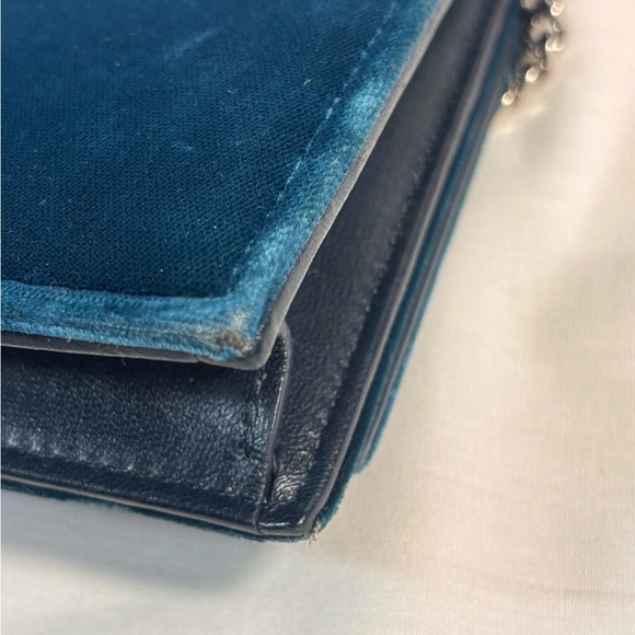 YSL Small Velvet Kate Blue - Picture 8 of 16